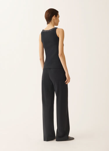 Fabiana Filippi Jersey tank top, midnight blue Night Blue JED266F602L9180000