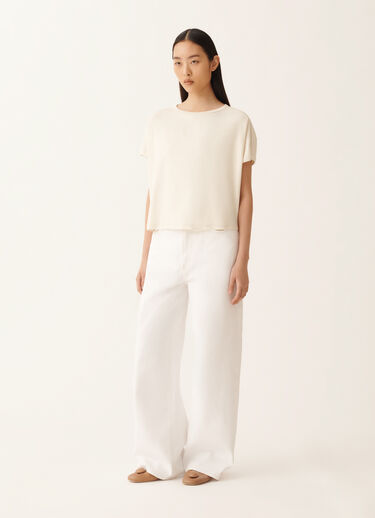 Fabiana Filippi Jersey T-shirt, butter BUTTER JED276F568M2090000