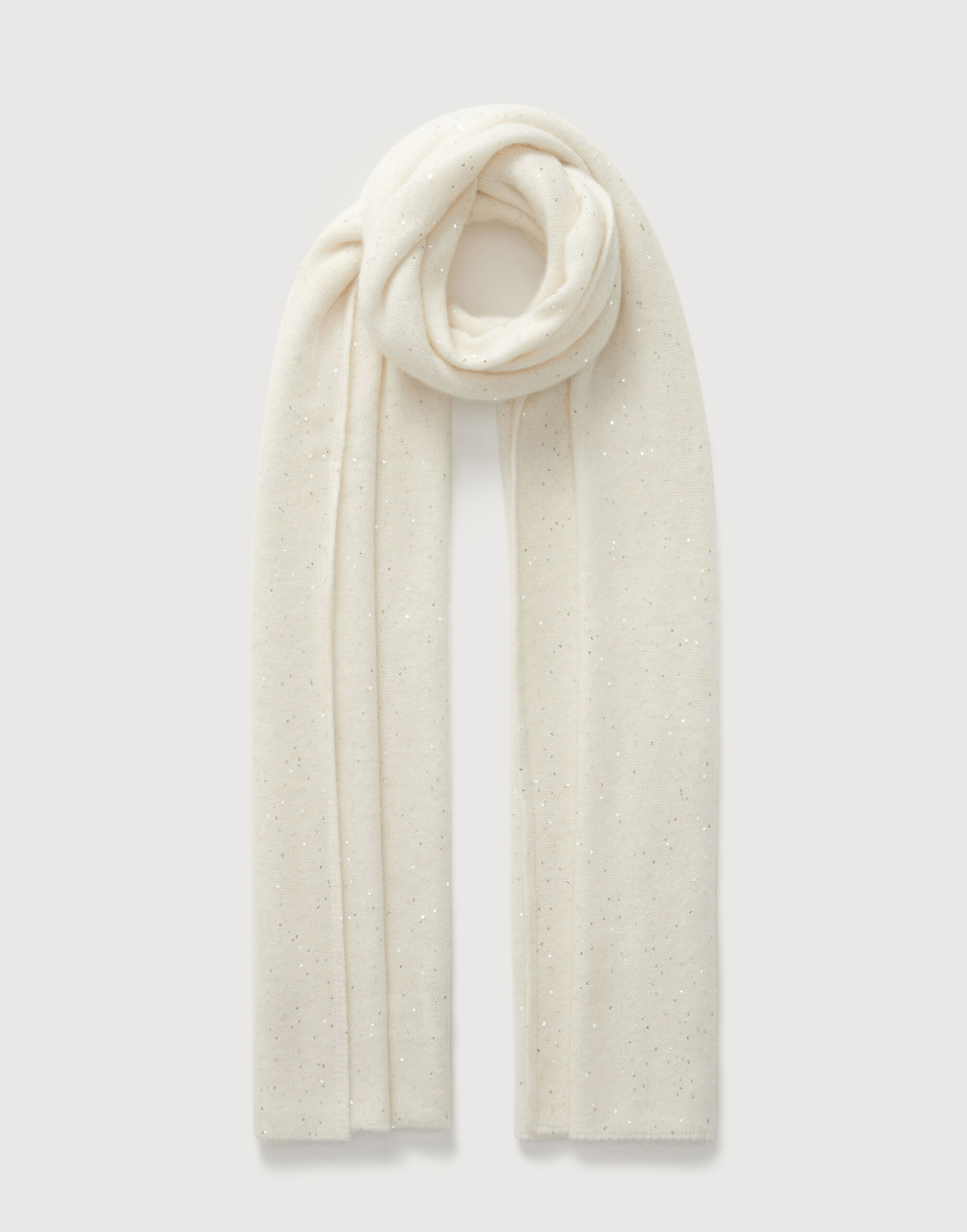 Large outlet white scarf