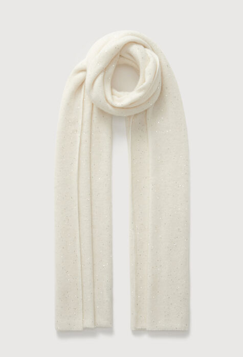 Fabiana Filippi Large sequinned scarf, raffia SAD274A829H1570000