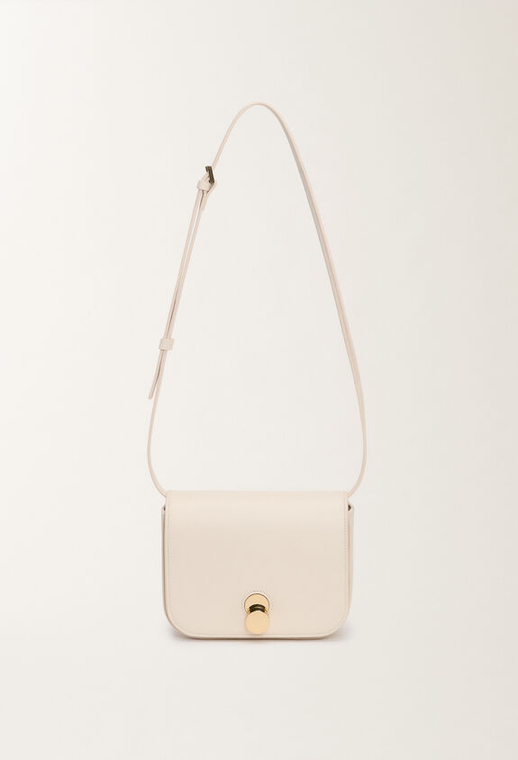 Fabiana Filippi Eclissi calfskin mini messenger bag, butter BUTTER BGD265A860L2140000