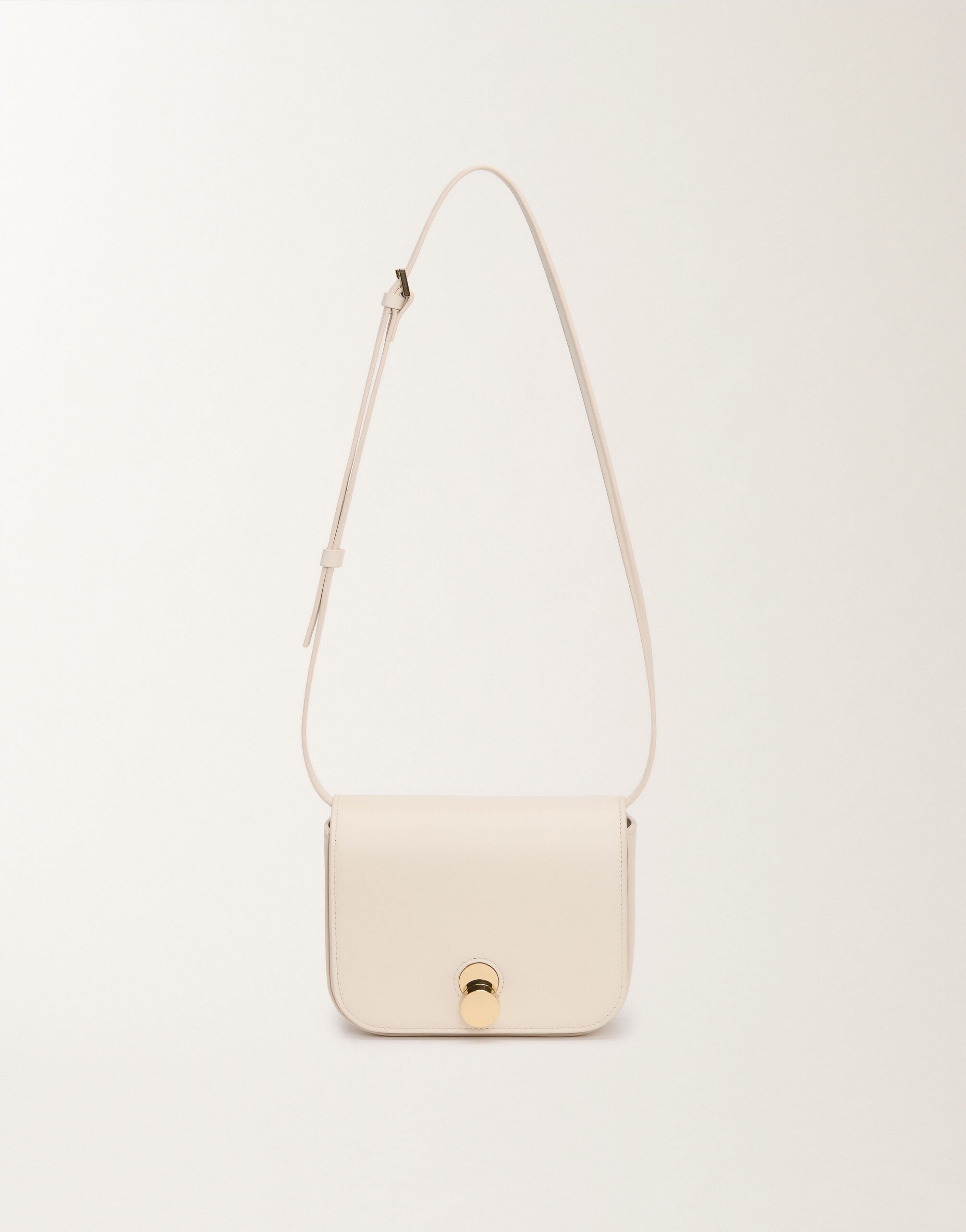 Fabiana Filippi Eclissi calfskin mini messenger bag, butter BUTTER BGD265A860L2140000