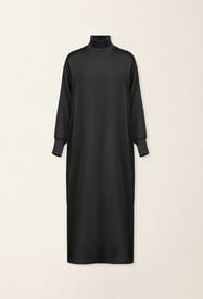 Fabiana Filippi Shiny enver satin dress, charcoal Charcoal ABD226F588M4320000