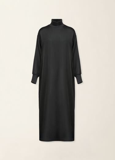 Fabiana Filippi Shiny enver satin dress, charcoal Charcoal ABD226F588M4320000
