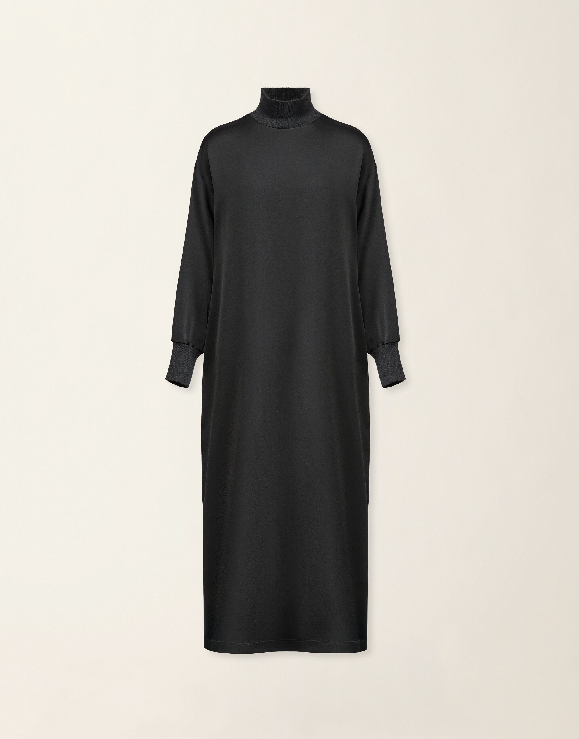 Fabiana Filippi Shiny enver satin dress, charcoal Charcoal ABD226F588M4320000
