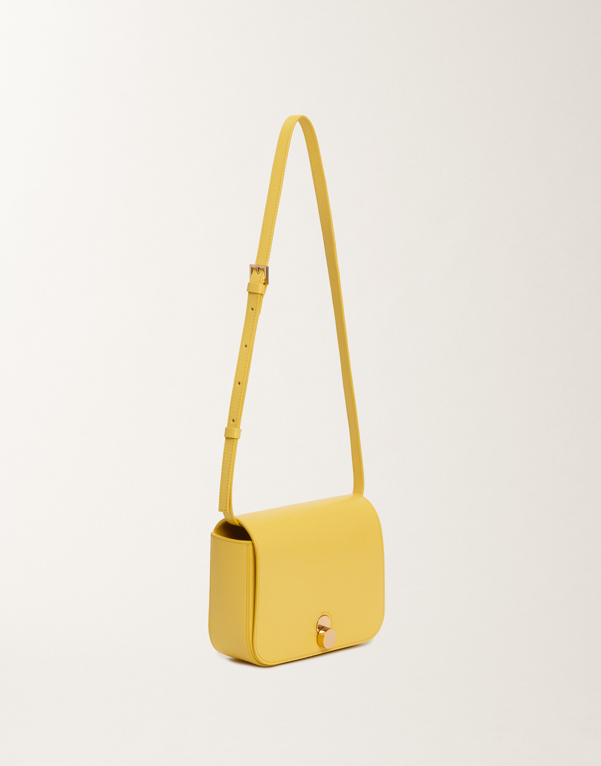 Fabiana Filippi Eclissi calfskin messenger bag, cedar YELLOW BGD265A859L2140000