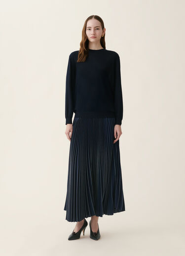 Pull en cachemire et soie, bleu nuit Fabiana Filippi Pull en cachemire et soie, bleu nuit Bleu nuit MAD216F004M3360000