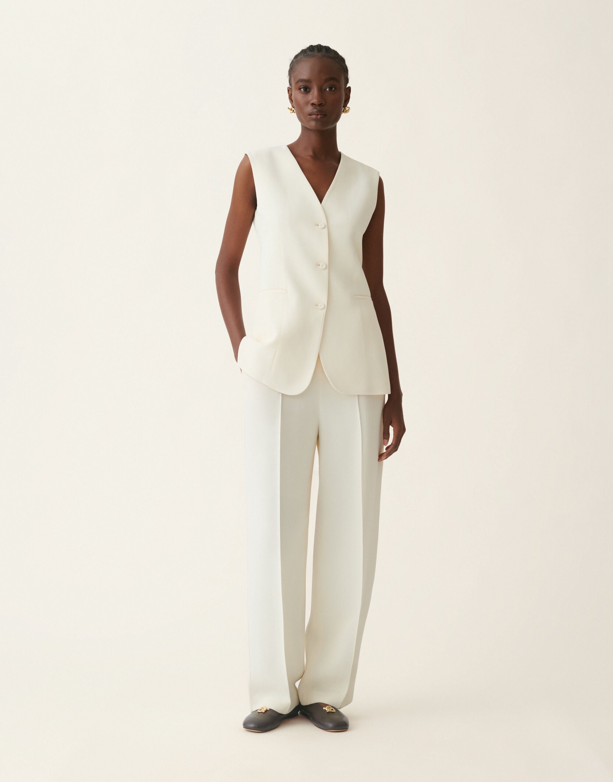 レディースCady trousers, butter Fabiana Filippi | Fabiana Filippi