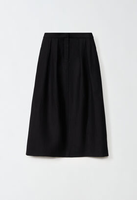 レディーススカート：サテン、ウール、チュール製スカート | Fabiana  