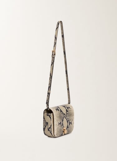 Fabiana Filippi Eclissi python-print calfskin mini messenger bag, putty WHITE BGD265A860L2520000