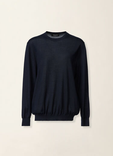 Pull en cachemire et soie, bleu nuit Fabiana Filippi Pull en cachemire et soie, bleu nuit Bleu nuit MAD216F004M3360000