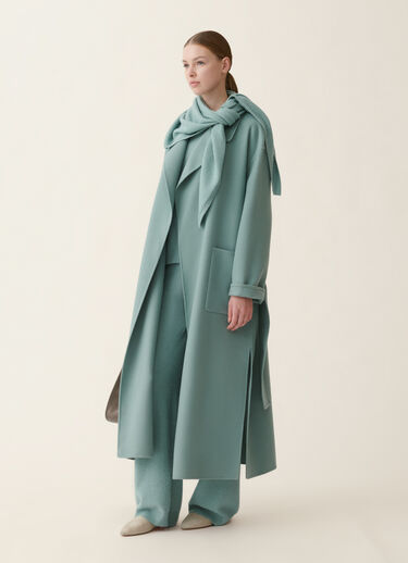Fabiana Filippi Manteau en double de laine, vert Vert CTD216F195M2610000