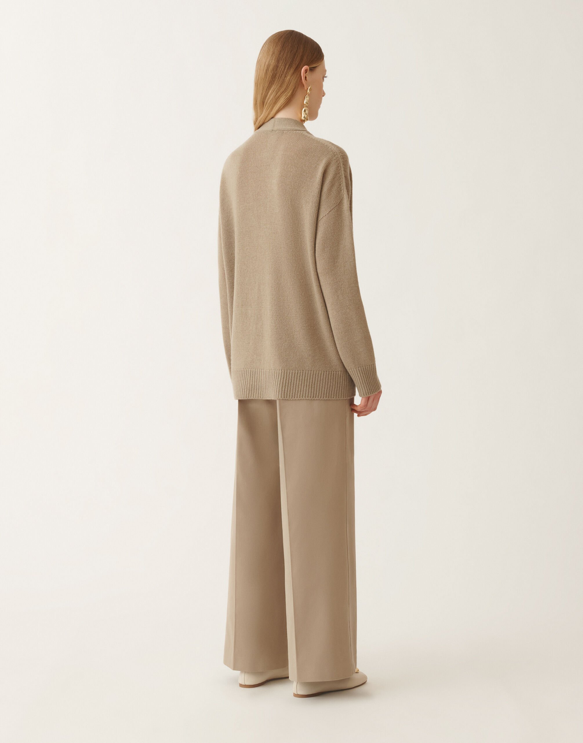 Fabiana Filippi Cardigan aus Kaschmir, Oliv Braun MAD215F014N9000000