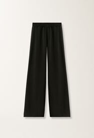 Fabiana Filippi Amelia fluid viscose jogging trousers, black BLACK PAD265F291D6230000