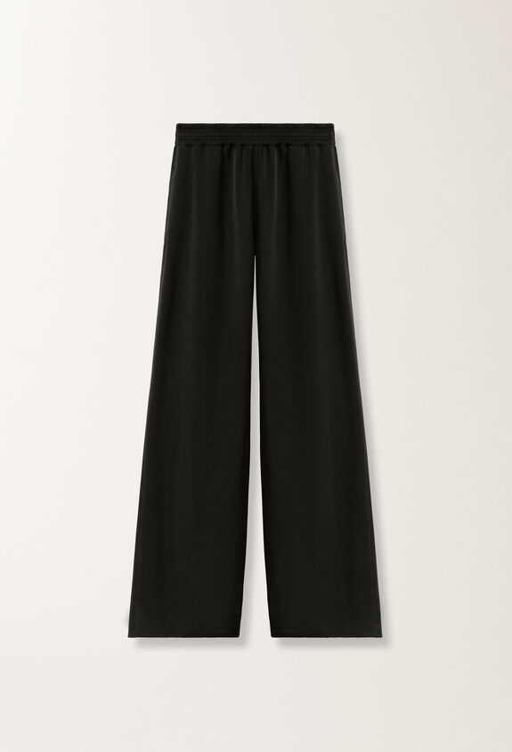 Fabiana Filippi Amelia fluid viscose jogging trousers, black BLACK PAD265F291D6230000