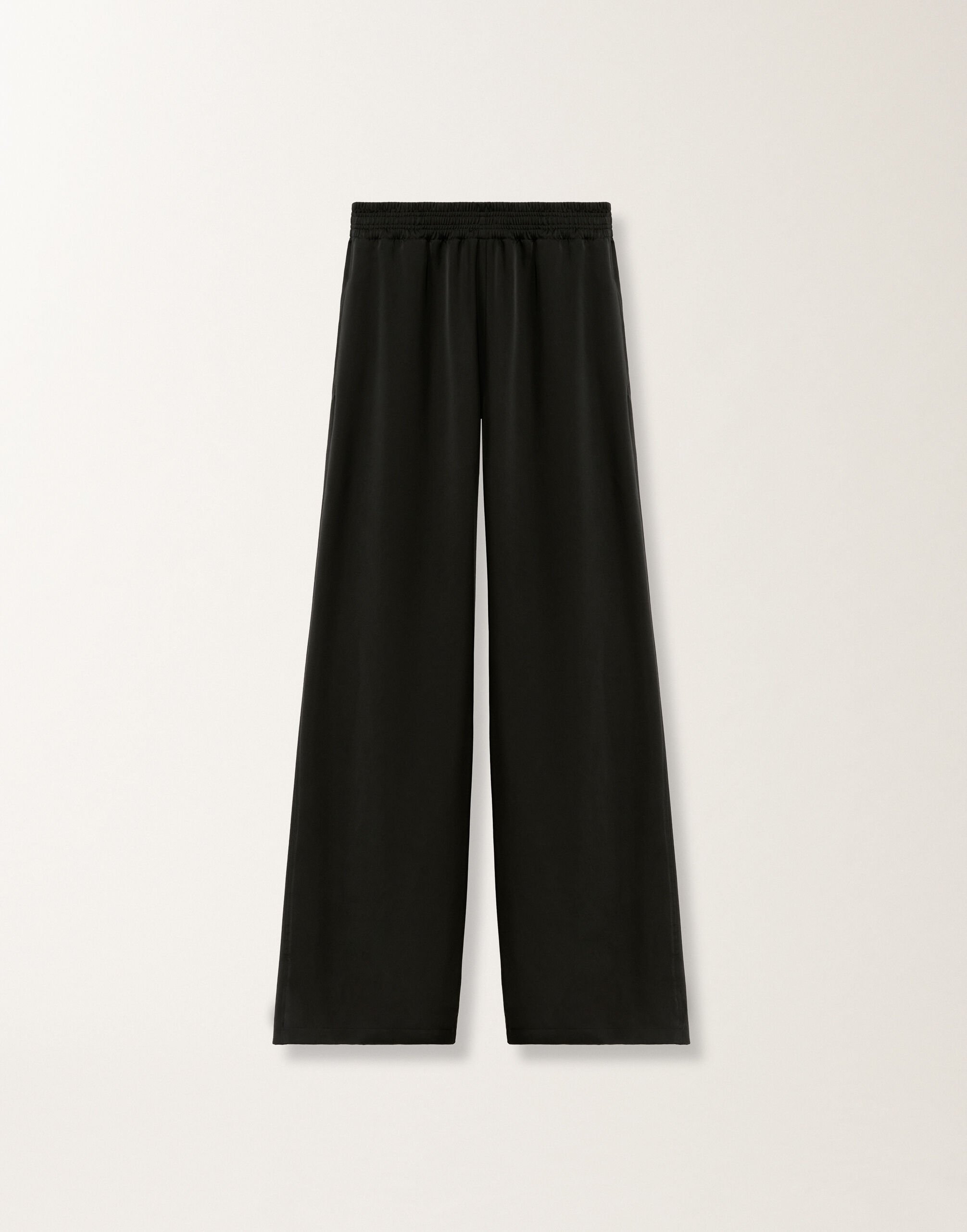 Fabiana Filippi Amelia fluid viscose jogging trousers, black BLACK PAD265F291D6230000