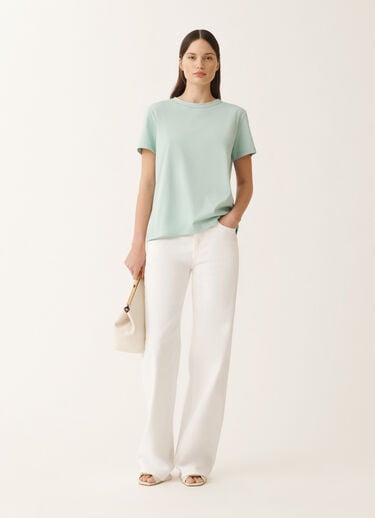 Fabiana Filippi Jersey T-shirt, aqua green AQUAGREEN JED265F278L1890000