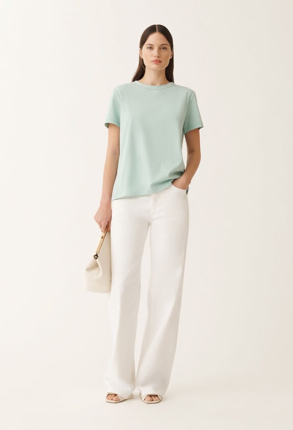 Fabiana Filippi T-shirt in jersey, verde acqua VERDE ACQUA JED265F278L1890000