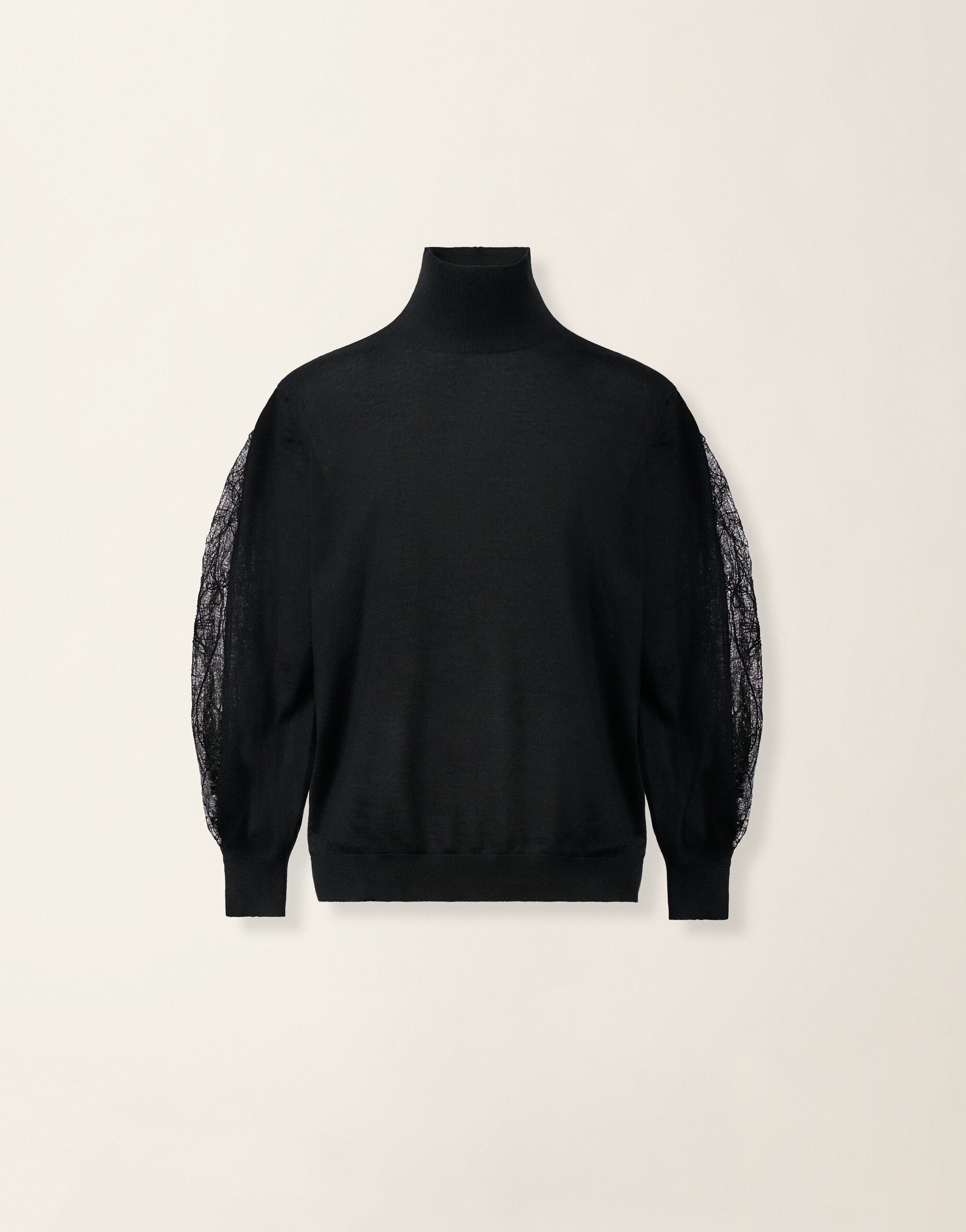 Cashmere and silk turtleneck sweater, black Fabiana Filippi Cashmere and silk turtleneck sweater, black Black MAD226F408M4090000