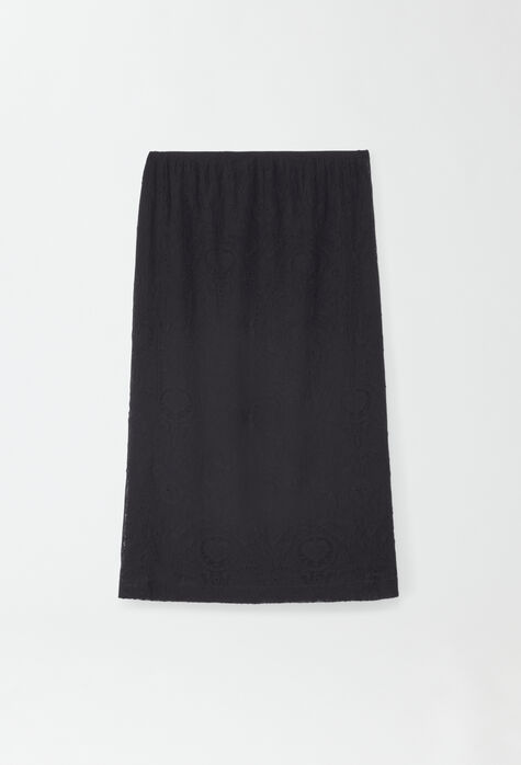 Fabiana Filippi Lace skirt, black GND274F724D7040000