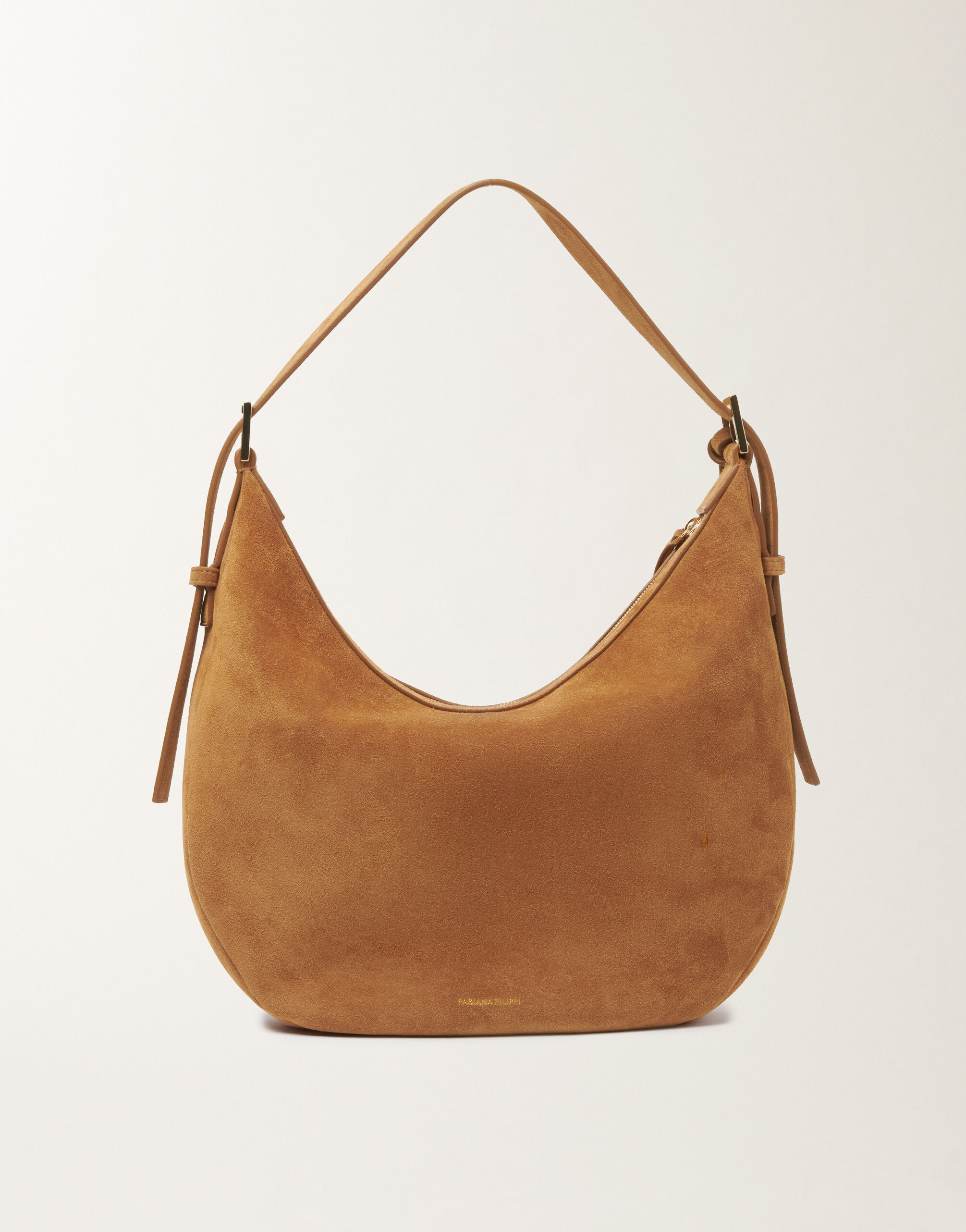 Fabiana Filippi Suede and wicker hobo bag Wicker BGD266A803M0050000