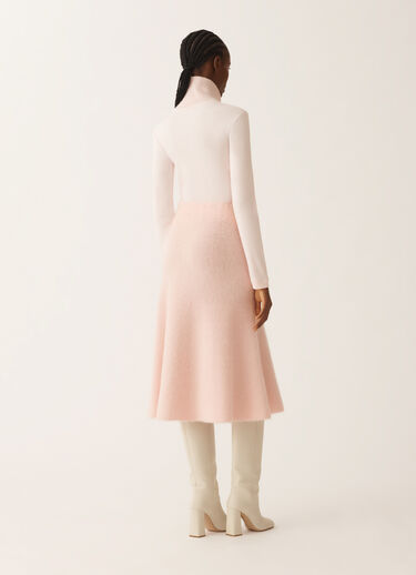 Fabiana Filippi Gonna in merino e mohair garzato, rosa quarzo Rosa GND225F803L6200000