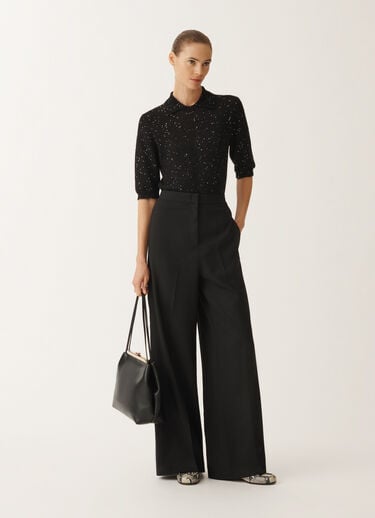 Fabiana Filippi Mohair sweater, black BLACK MAD265F083D8170000