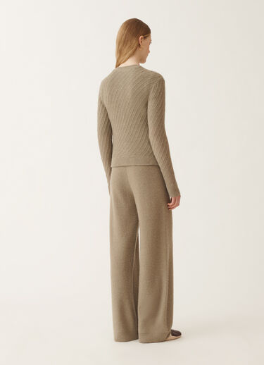Fabiana Filippi Wool and silk cardigan with sequins, olive GREEN MAD215F112D2960000