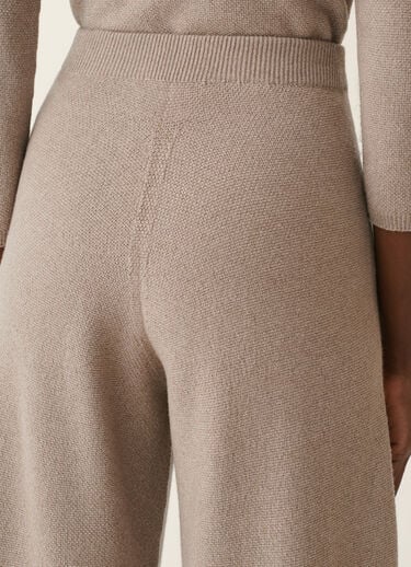 Fabiana Filippi Platinum trousers with lurex, mocha Mocha PAD216F336M3330000
