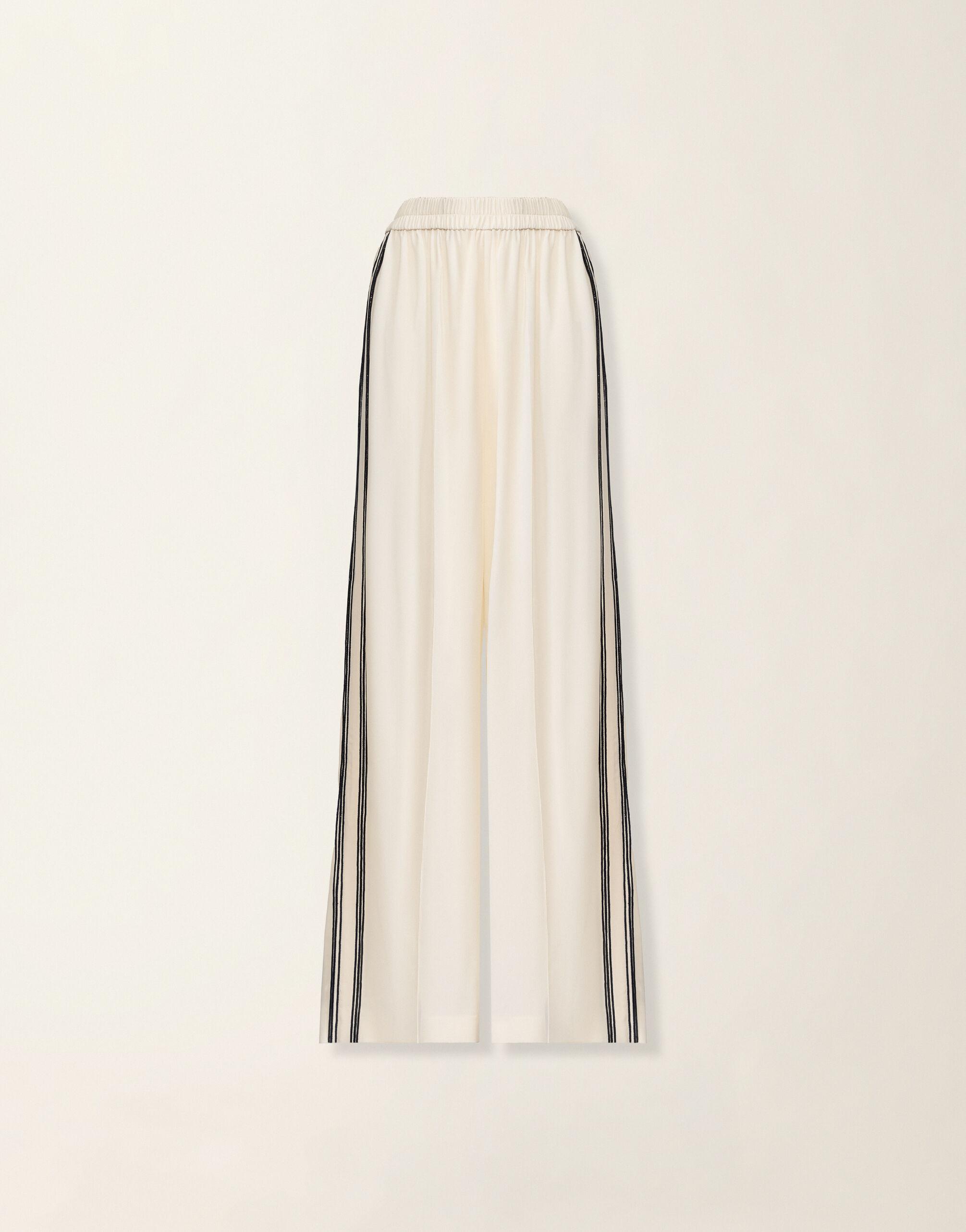 Fabiana Filippi Pantalon en crêpe de chine, beurre Beurre PAD216F336M2940000
