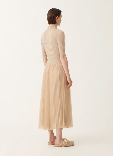 Fabiana Filippi Full tulle skirt, maple BEIGE GND215F426L5480000