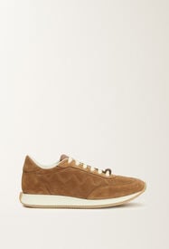 Fabiana Filippi Quilted suede running shoes, wicker BROWN ASD215A804L8340000