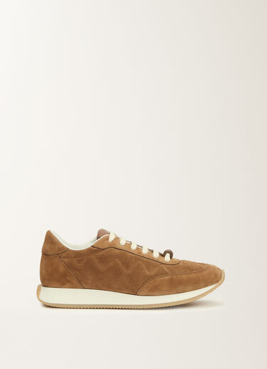 Fabiana Filippi Quilted suede running shoes, wicker BROWN ASD215A804L8340000