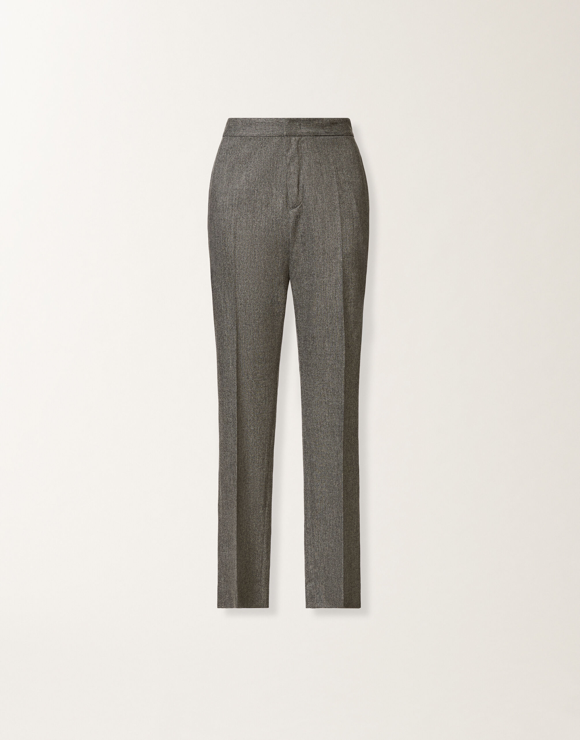 Fabiana Filippi Montefalco trousers in flannel, rock Grey PAD225F326L6640000
