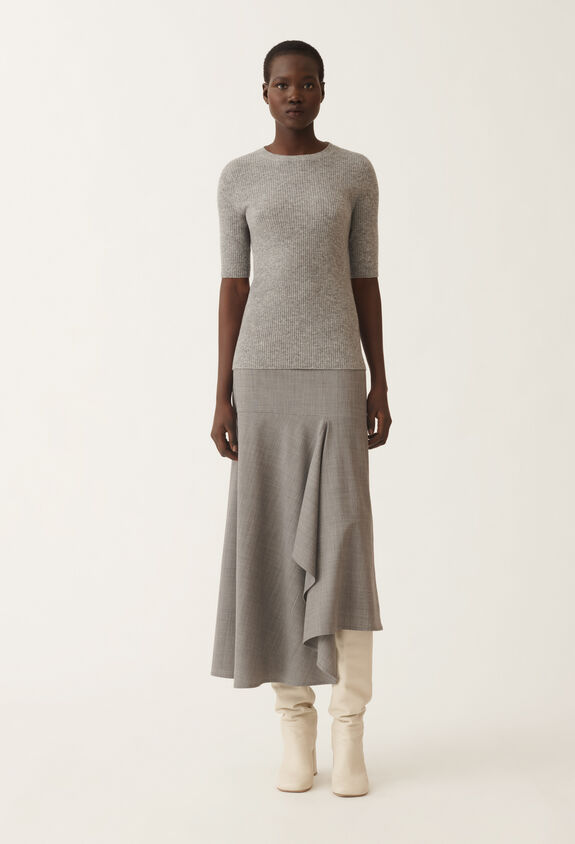 Fabiana Filippi Platinum sweater, rock grey GREY MAD215F022D2300000
