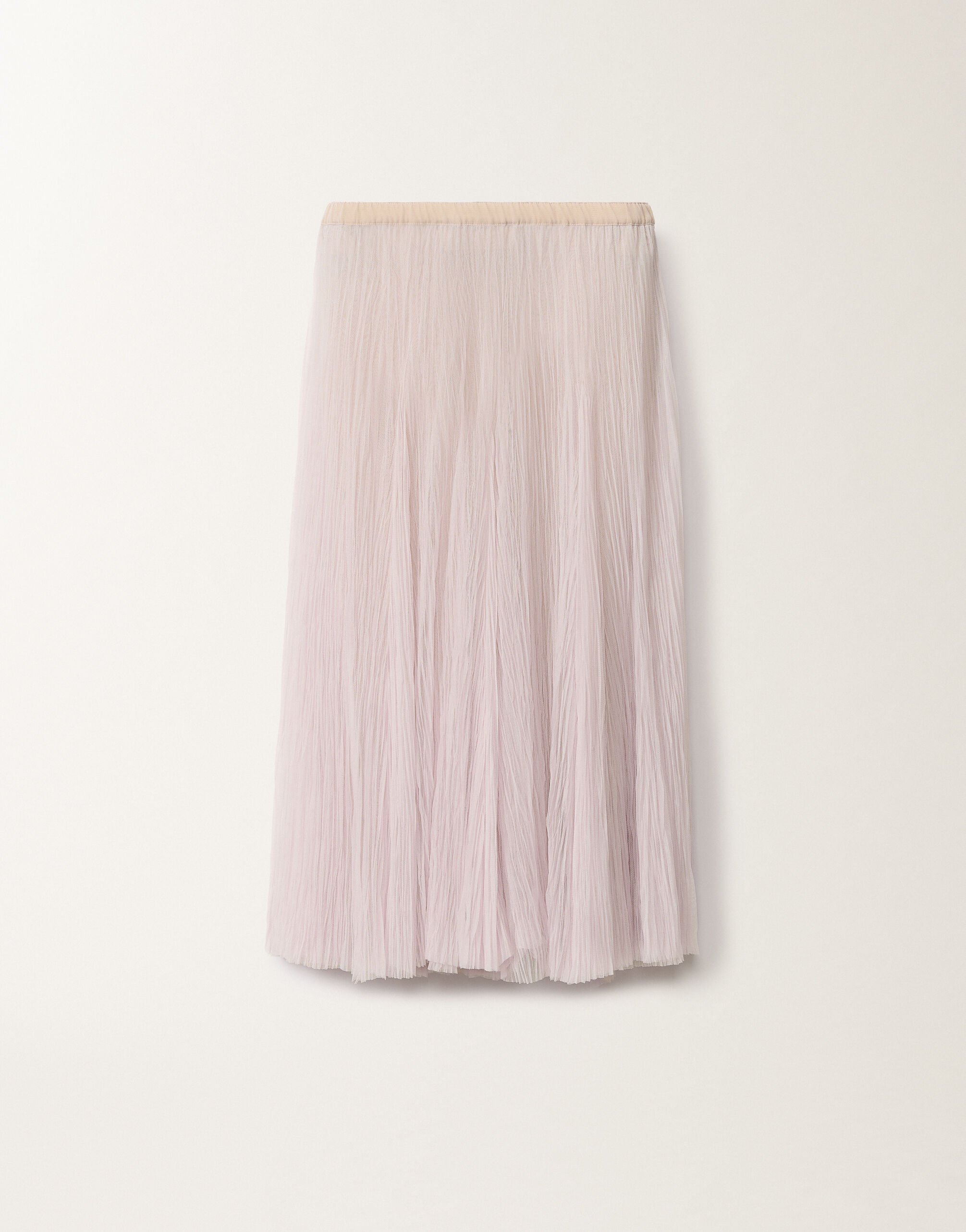 Fabiana Filippi Pleated tulle skirt, mauve LAVENDER GND275F845L3860000