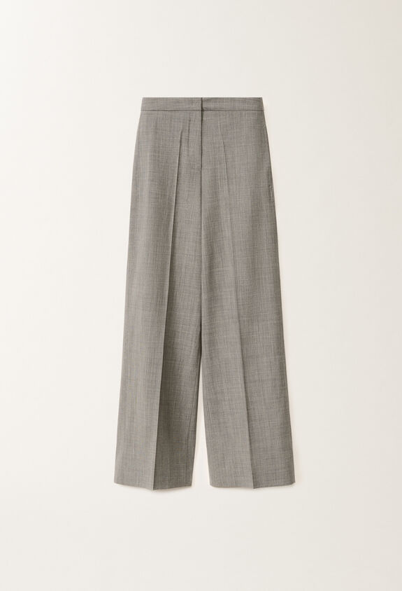 Fabiana Filippi Spoleto cool wool trousers, melange rock GREY PAD265F307D6200000