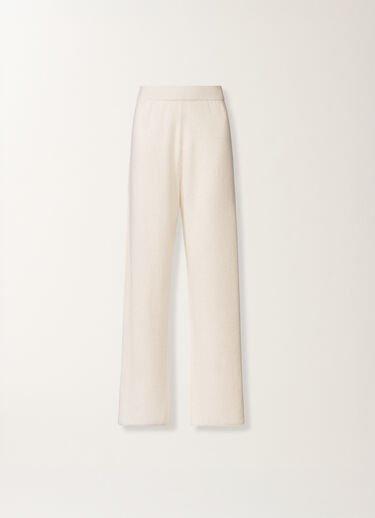 Fabiana Filippi White cotton and linen pants with sequins White PAD266F351D2730000