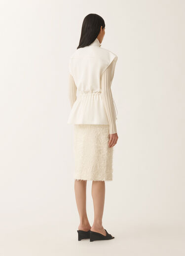 Fabiana Filippi Cotton gabardine safari jacket, white WHITE CTD275F714L1920000