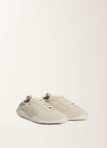 Fabiana Filippi Vintage-Sneakers aus Nappaleder, buttergelb Weiß ASD215A825L8160000