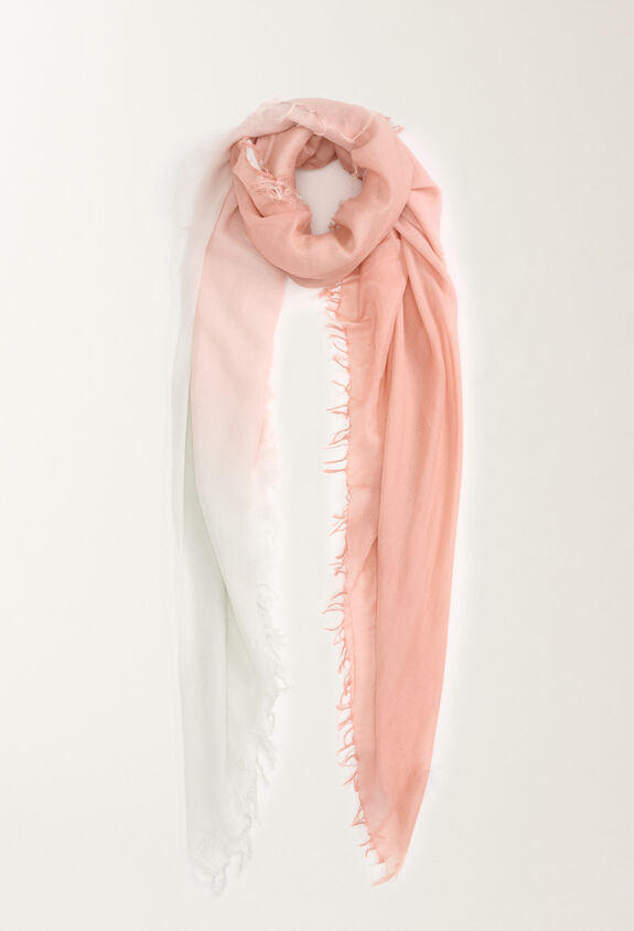 Fabiana Filippi Schal mit nuanciertem Print aus Baumwolle, blush, candy und eisblau ROSA SAD265A800L2030000