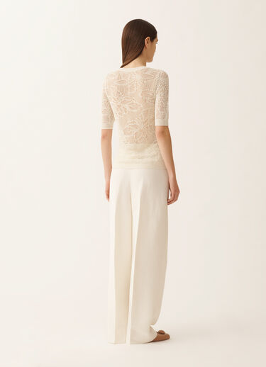 Pull en micro-paillettes, mastice Fabiana Filippi Pull en micro-paillettes, mastice MASTIC MAD276F131D8640000