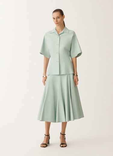Fabiana Filippi Veste en cuir nappa, vert d’eau VERT EAU PLD275F676D7510000