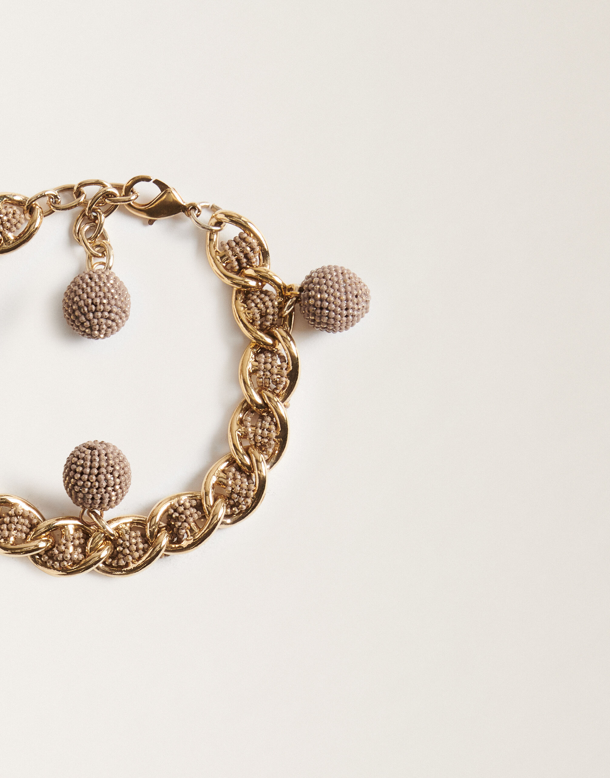 Fabiana Filippi Diamond wire bracelet, camel GOLD BXD215A845L8440000
