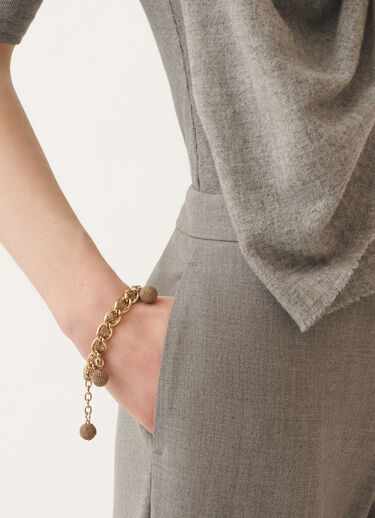 Fabiana Filippi Diamond wire bracelet, camel GOLD BXD215A845L8440000