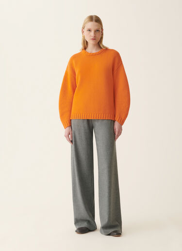 Platinum-Pullover mit Rundhalsausschnitt, Vitaminorange Fabiana Filippi Platinum-Pullover mit Rundhalsausschnitt, Vitaminorange Vitaminorange MAD226F016N1280000