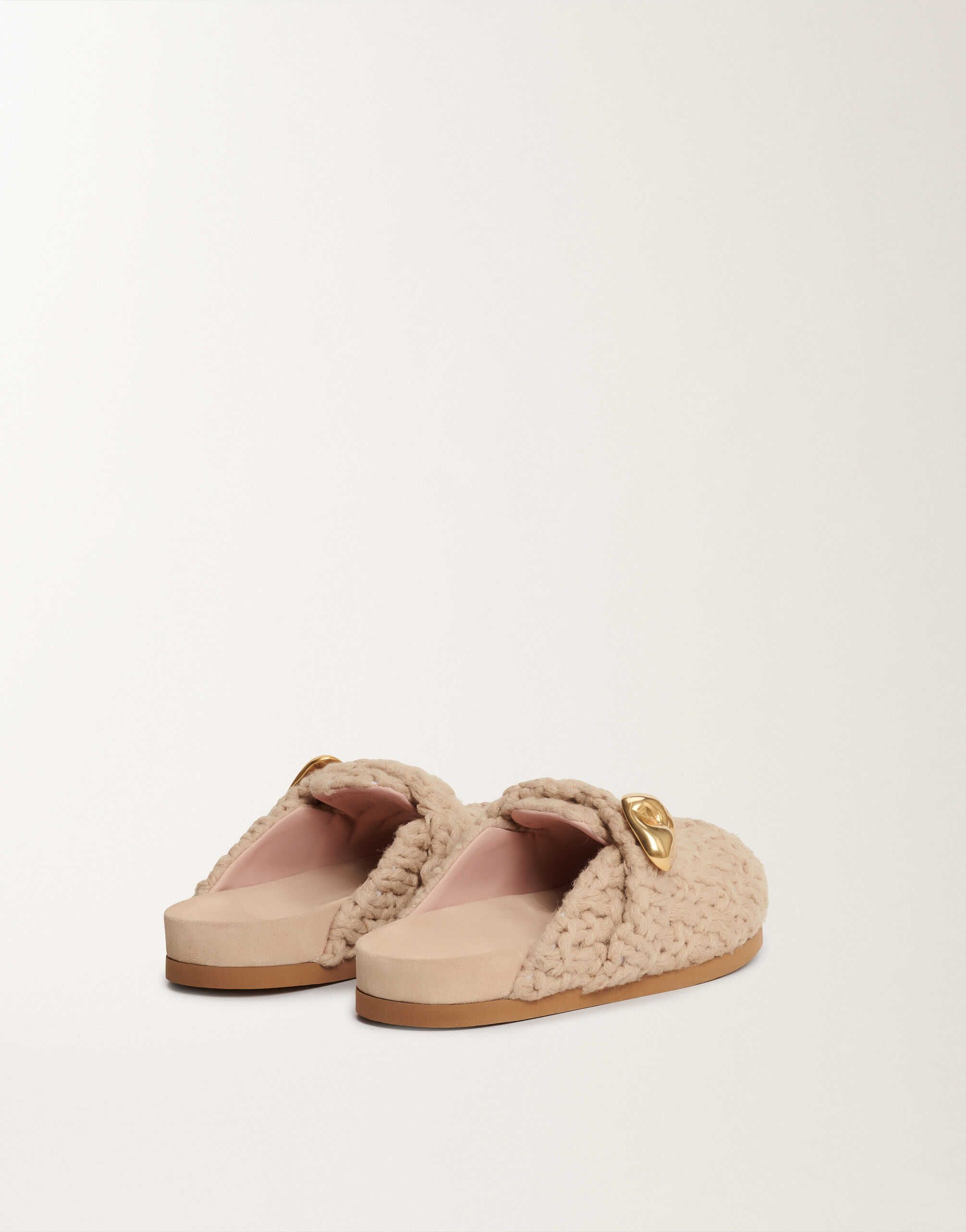 Fabiana Filippi Mule de camello, albino MARRÓN ASD215A806L8110000