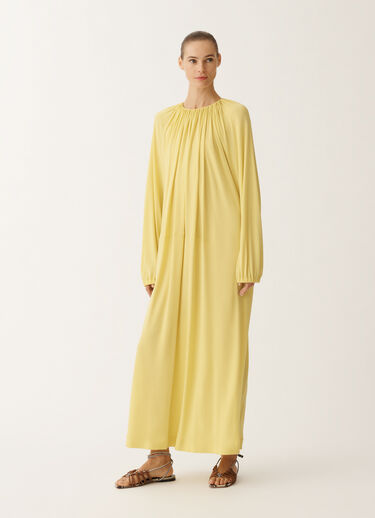 Fabiana Filippi Kleid aus Jersey in Viskose, zederfarben GELB ABD265F189D8060000