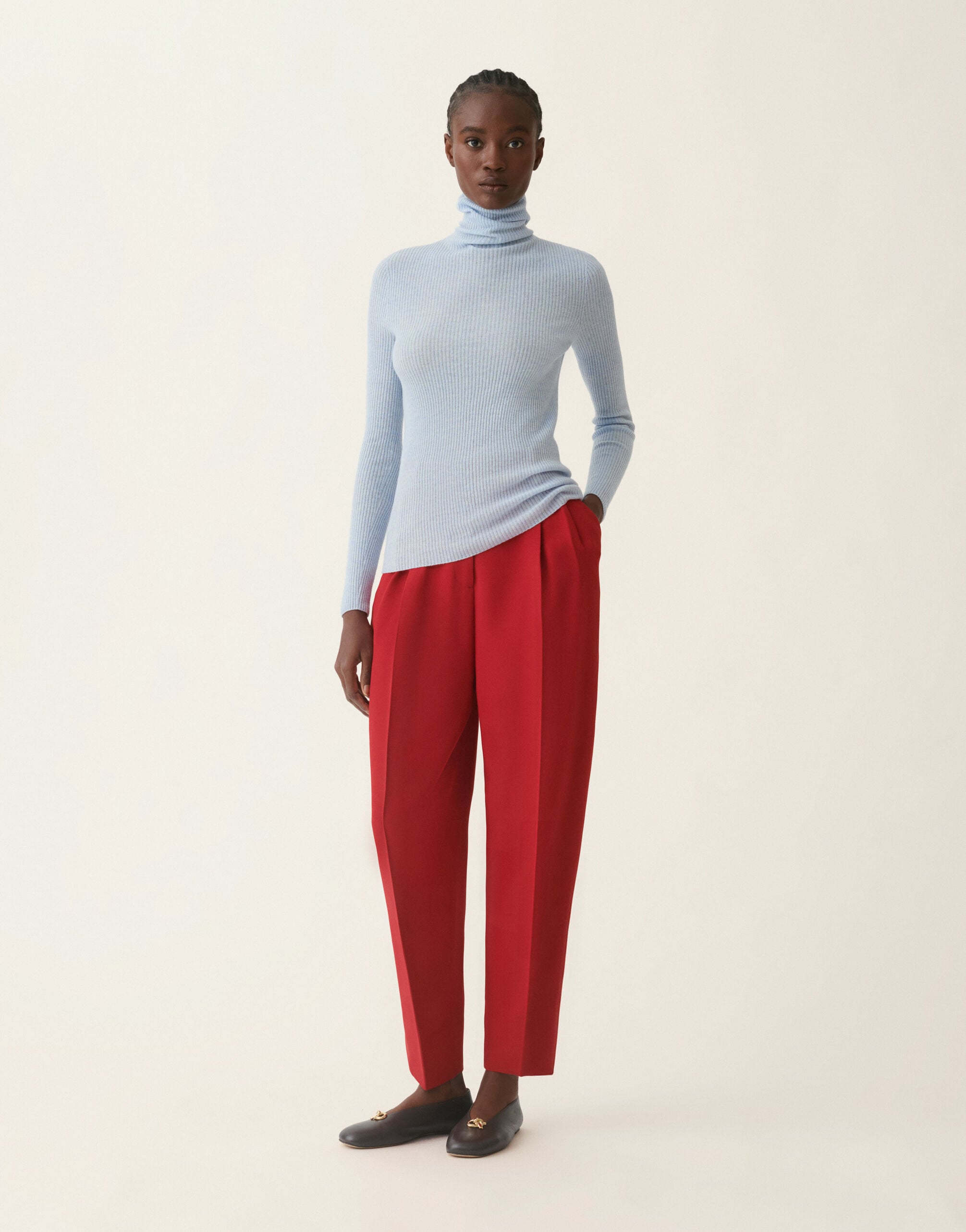 Pullover aus Platinum, hellblau Fabiana Filippi Pullover aus Platinum, hellblau Hellblau MAD216F021D2300000