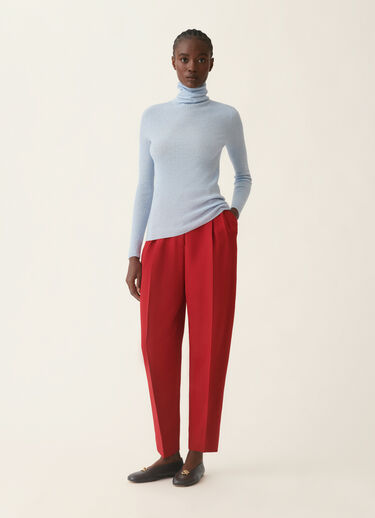 Pullover aus Platinum, hellblau Fabiana Filippi Pullover aus Platinum, hellblau Hellblau MAD216F021D2300000